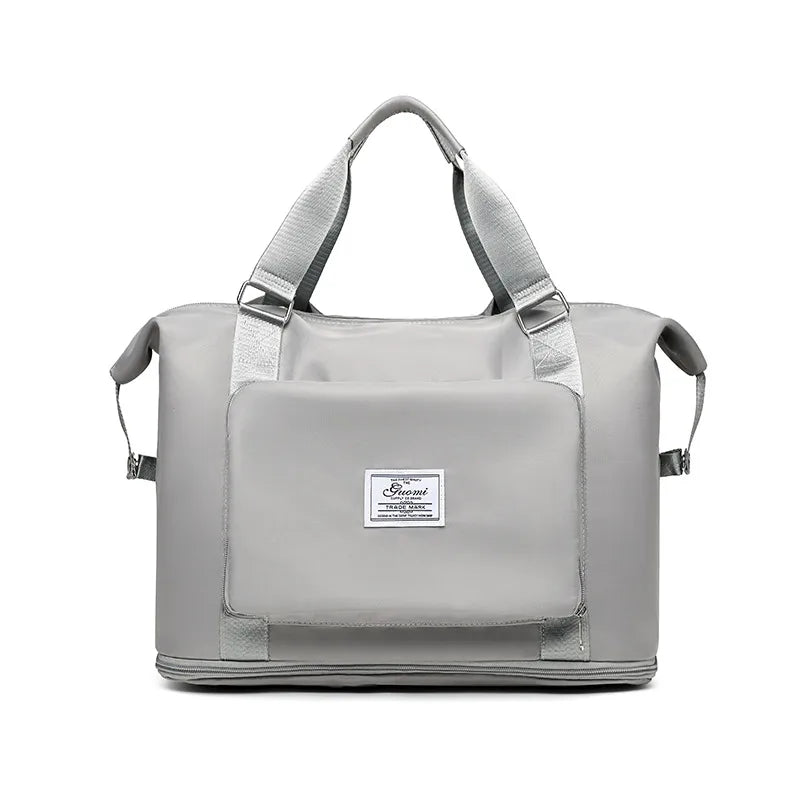 Dual-purpose Backpack Large Capacity Short-distance Travel Bag Expandable Foldable Bag Travel Luggage Bag Women's Fitness Just-in-time Bag