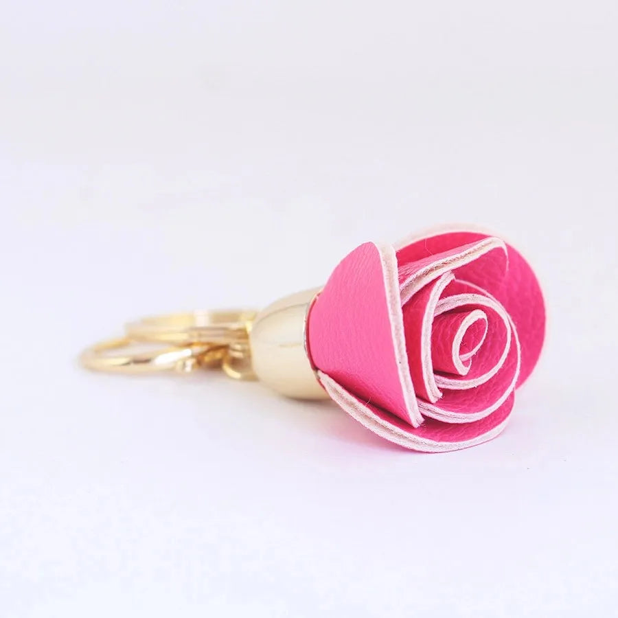 Simple Style Flower Zinc alloy Women's Bag Pendant Keychain
