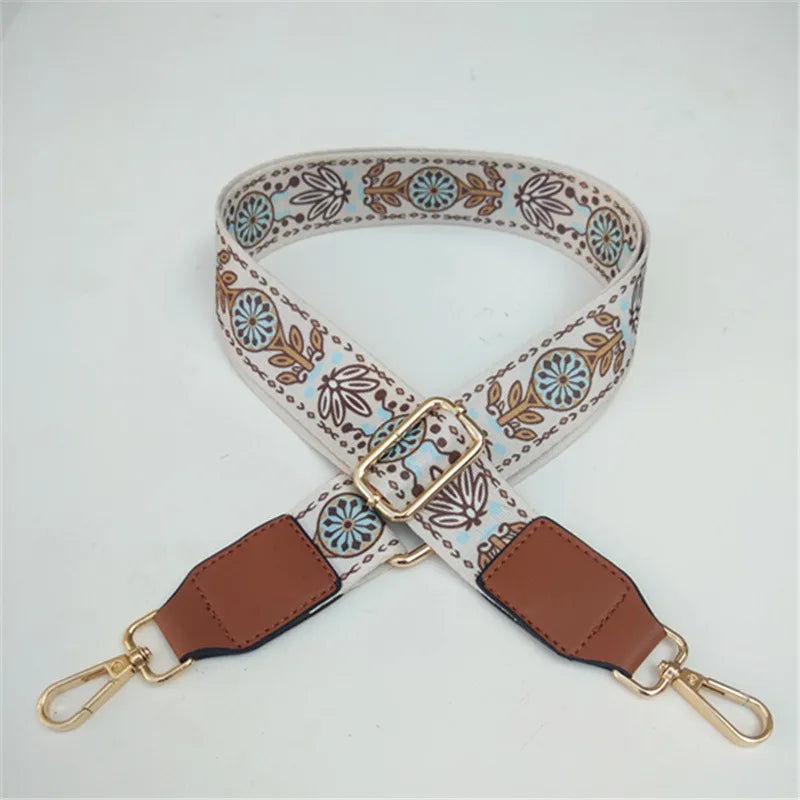 new flower shoulder accessories adjustable shoulder messenger women's bag strap