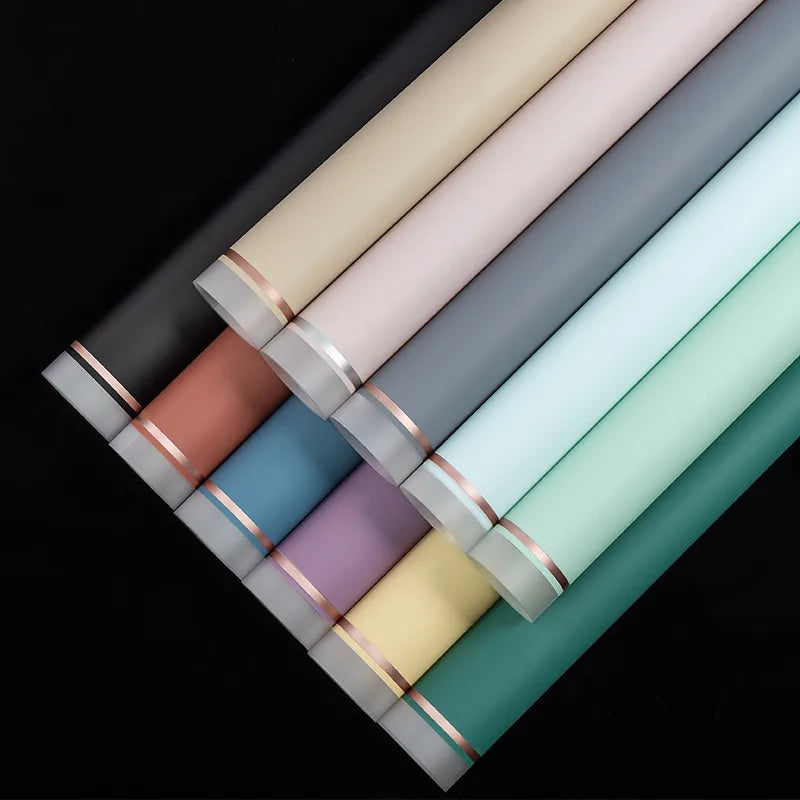 Simple Style Solid Color Plastic Date Festival Gift Wrapping Supplies Party Supplies Gift Wrapping Supplies 20 PCS/Package