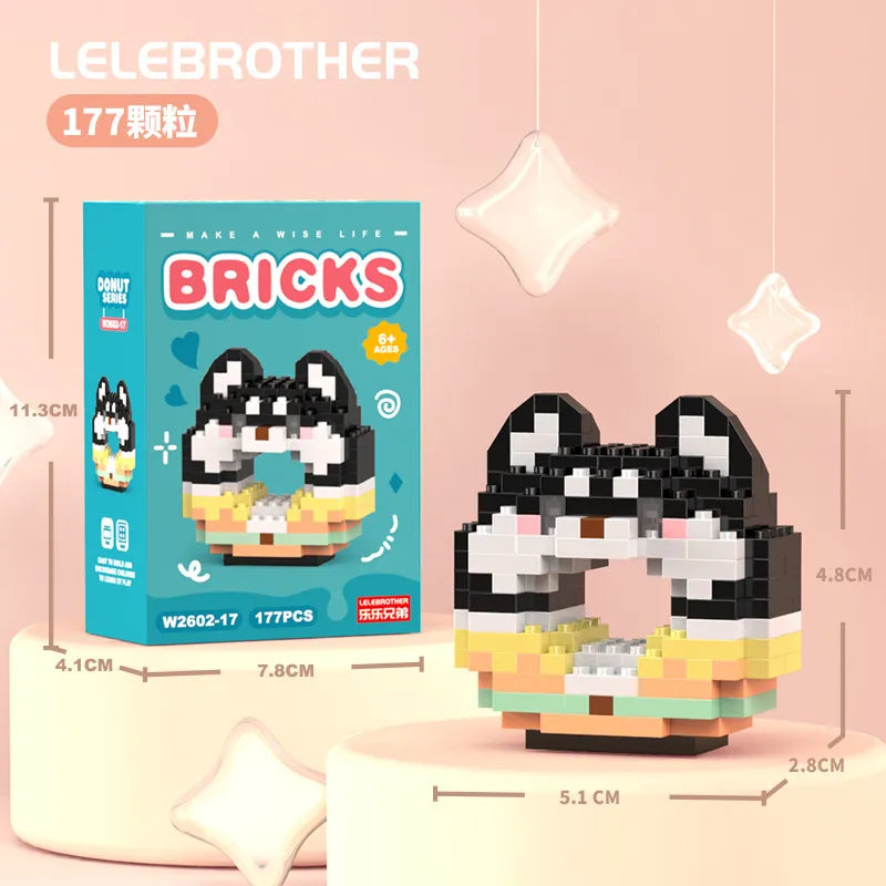 Children Unisex Animal Cartoon Plastic Building Toys