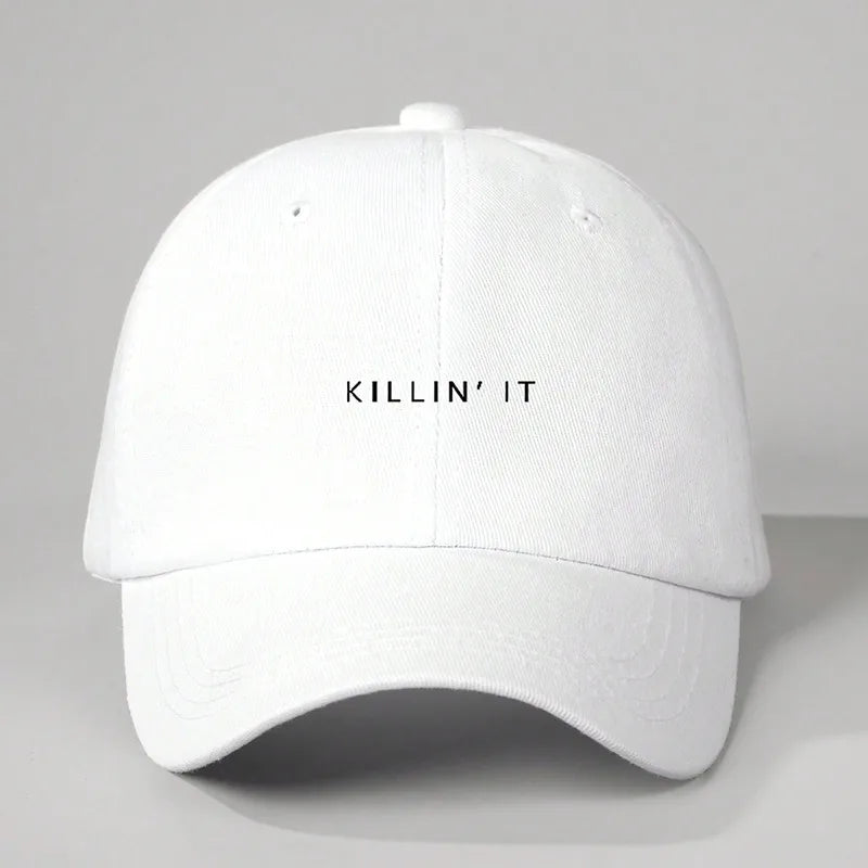 Unisex Elegant Lady Letter Curved Eaves Baseball Cap