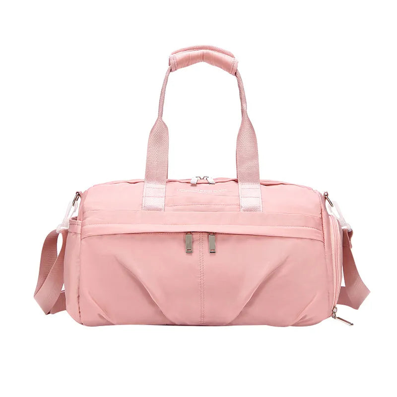 Dry and Wet Separate Gym Bag Crossbody Sports Yoga Bag Handbag Women's Travel Bag Large Capacity Waterproof Swimming Bag