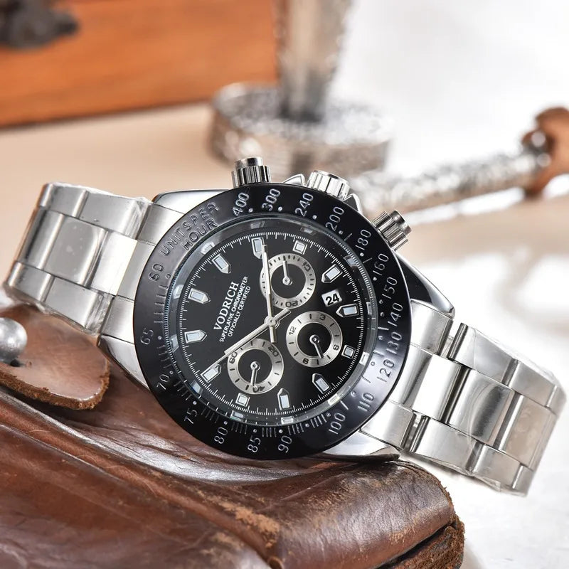 Casual Color Block Solid Color Single Folding Buckle Quartz Women's Watches