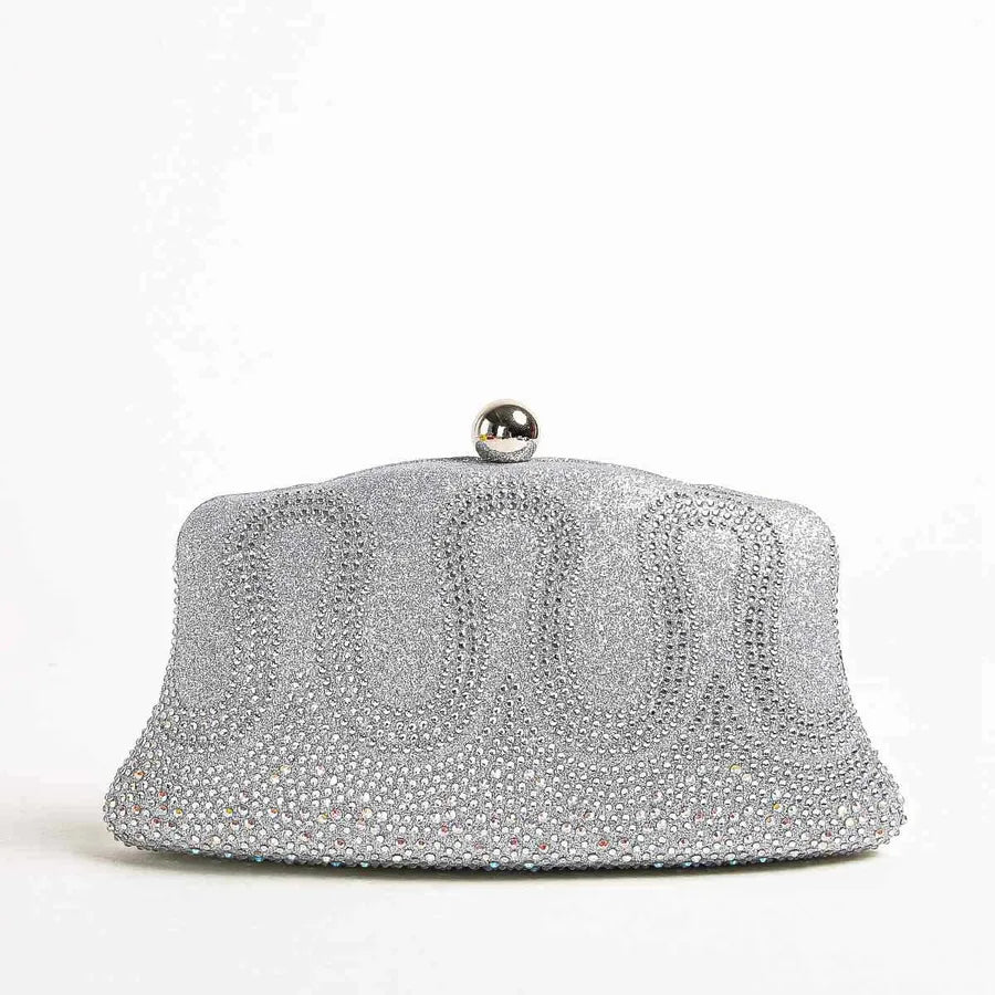 Polyester Geometric Dumpling Shape Evening Bags