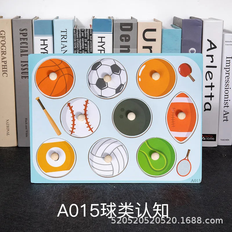 children 's education wooden toys numbers alphabet fruit intelligence building blocks 1 set