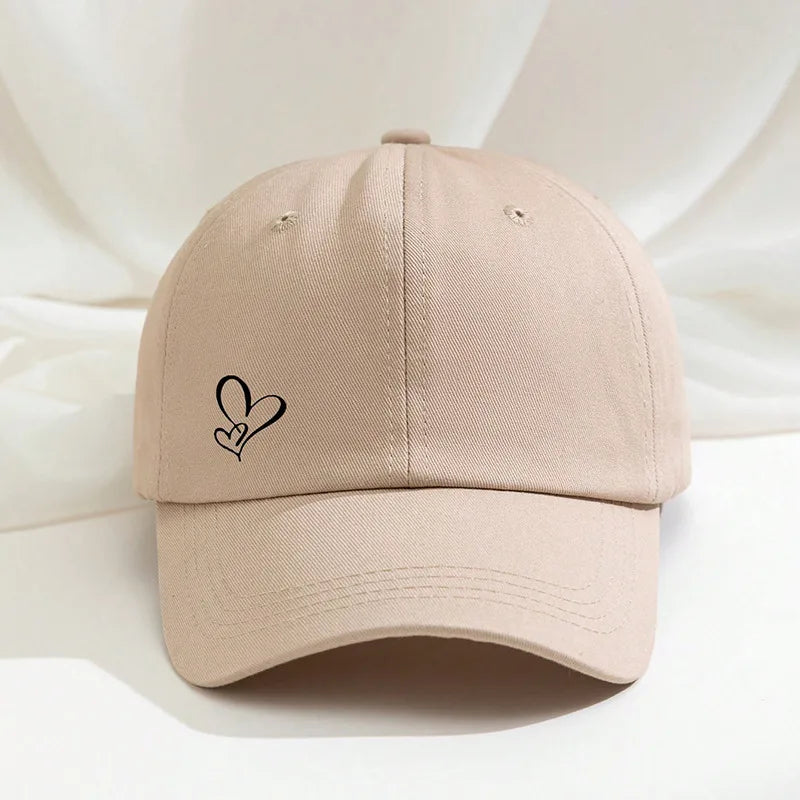 Unisex Vacation Classic Style Solid Color Curved Eaves Baseball Cap