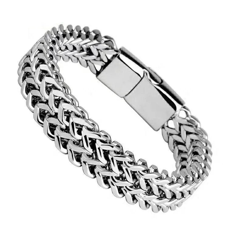 Casual Geometric Alloy Plating Men's Bracelets