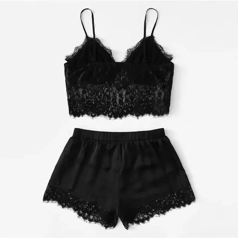 solid color lace bras sexy lingerie pajamas
