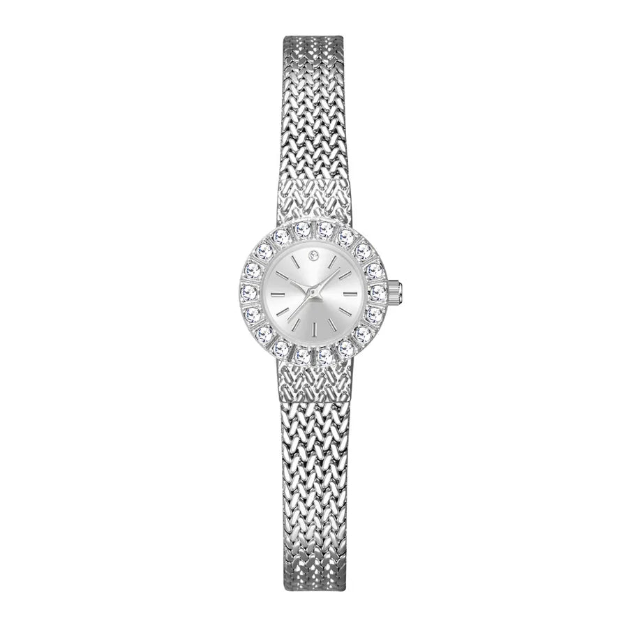 Casual Shiny Solid Color One Piece Buckle Quartz Watch