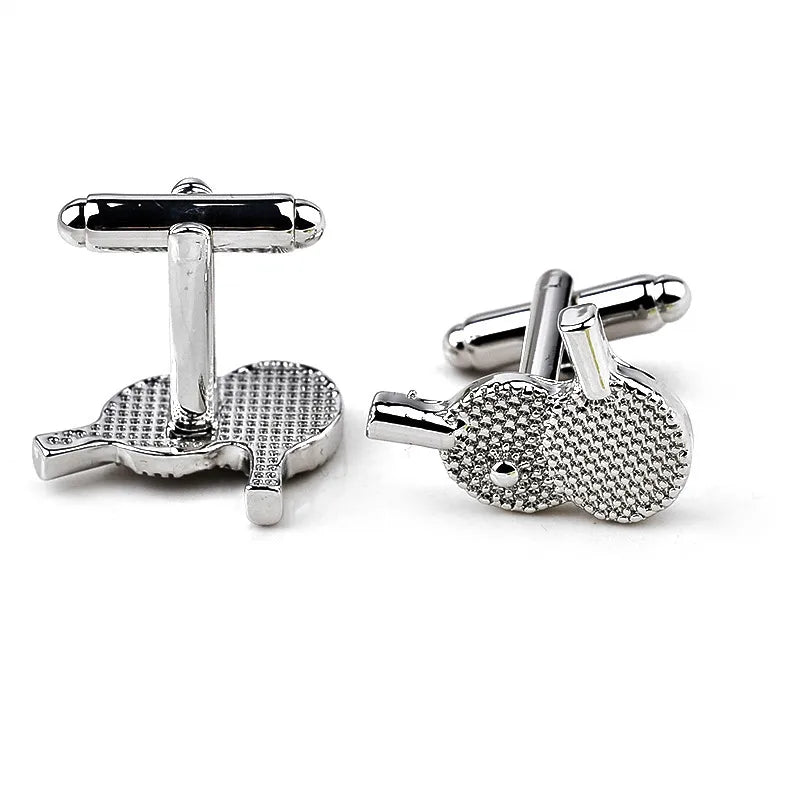 fashion geometry pattern six-pointed star leaves glasses music symbol bat bird wolf head titanium steel shirt cufflinks