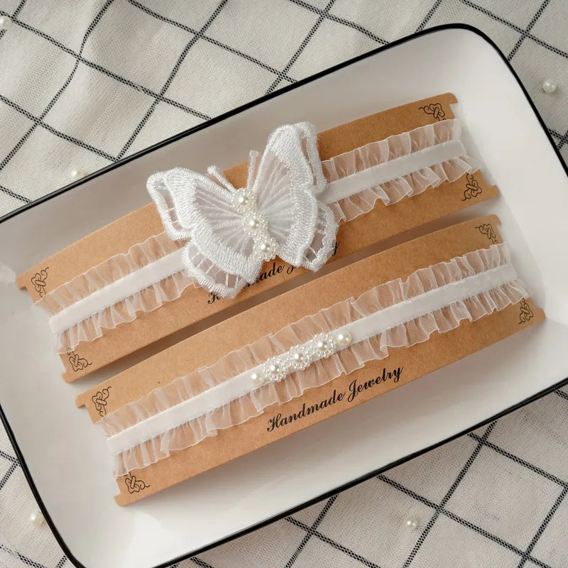 Bridal Butterfly Daily Garter