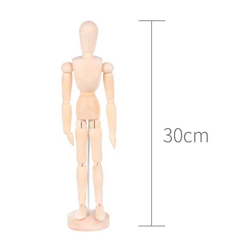 1 piece human hand casual daily wood simple style painting tools