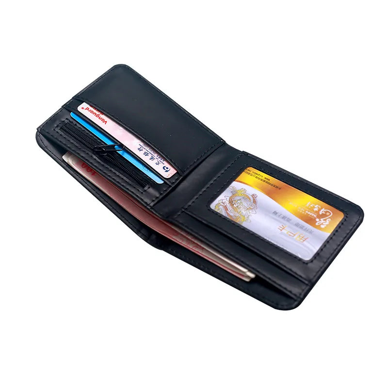 Unisex Skull PVC Open Wallets