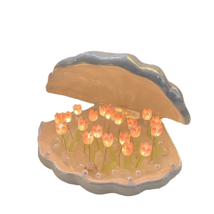 Simple Style Shell tulips ceramics Lighting Accessories