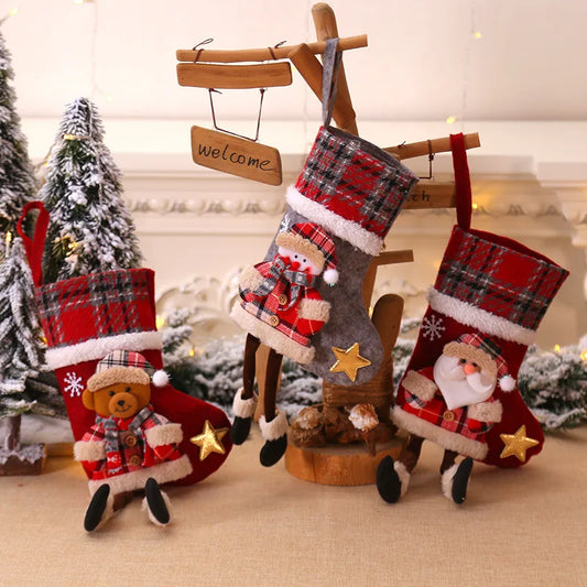 Christmas Fashion Santa Claus Snowman Party Christmas socks