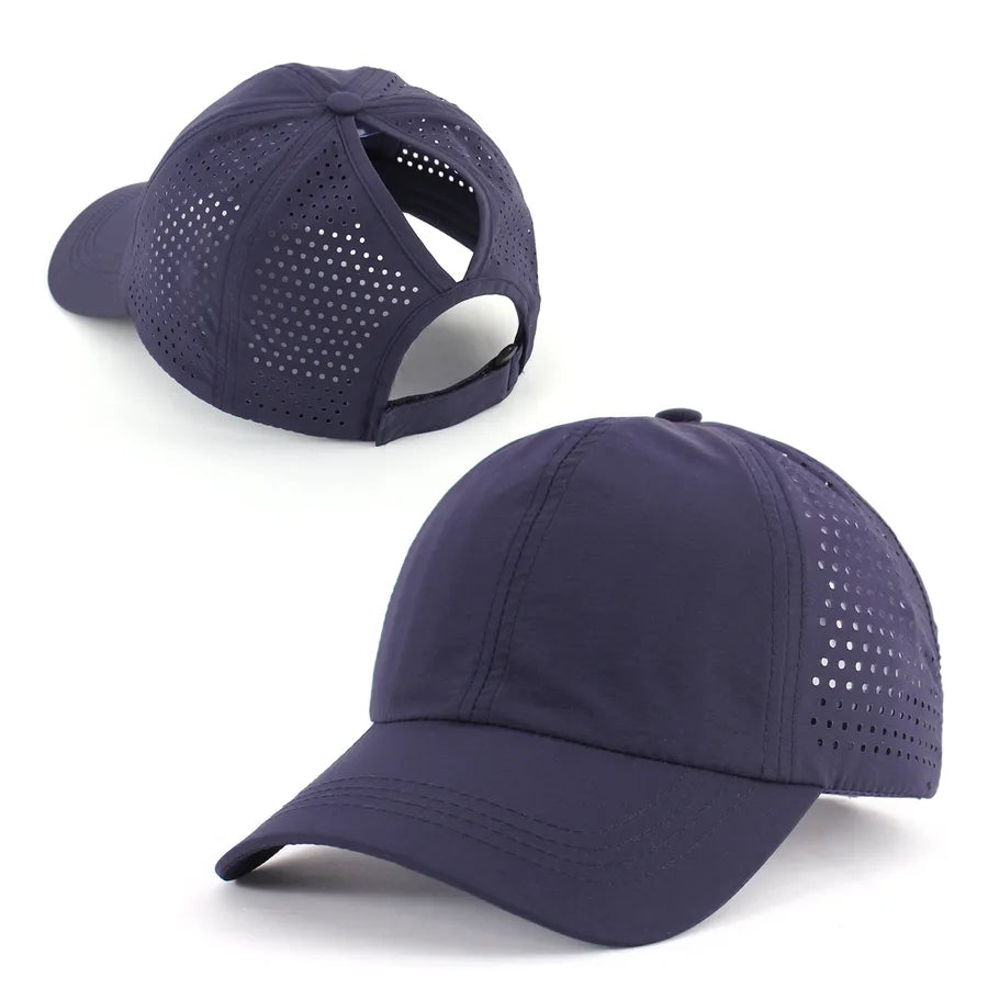 Unisex Retro Sport Style Commute Solid Color Curved Eaves Baseball Cap