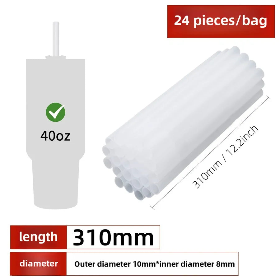 40oz car water cup straw mug  travel mug PE straw transparent straw