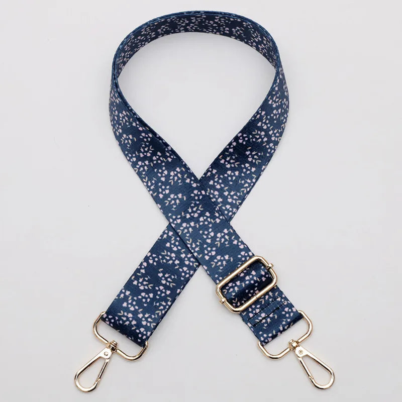 Polyester Stripe Lingge Leopard Bag Strap