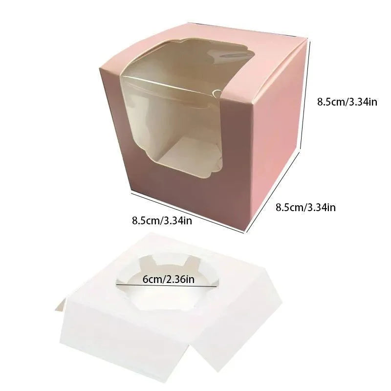Bakery Packaging Muffin Box Paper Cup Cake Box Egg Tart Box Snowy Bride Packaging Box Cake Packaging Box Western Pastries Dessert