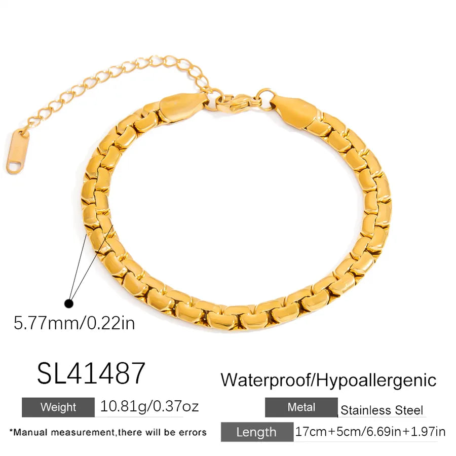 Elegant Luxurious Infinity 304 Stainless Steel Bracelets In Bulk