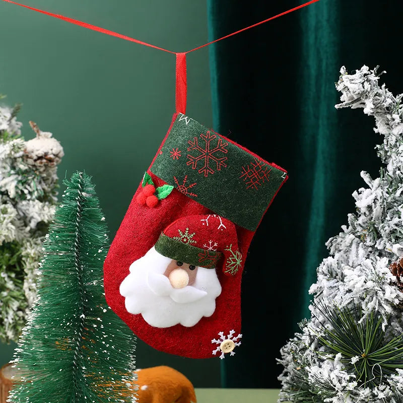 christmas cute santa claus snowman cloth party christmas socks