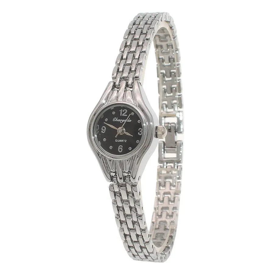Casual Round Buckle Quartz Watch Women's Watches