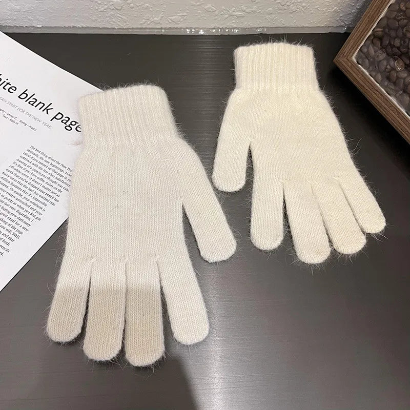 Unisex Basic Lady Simple Style Solid Color Gloves