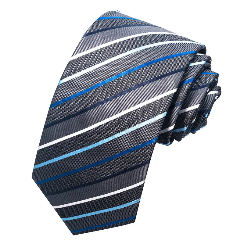 business formal solid color cashew nuts flower polyester yarn men's tie