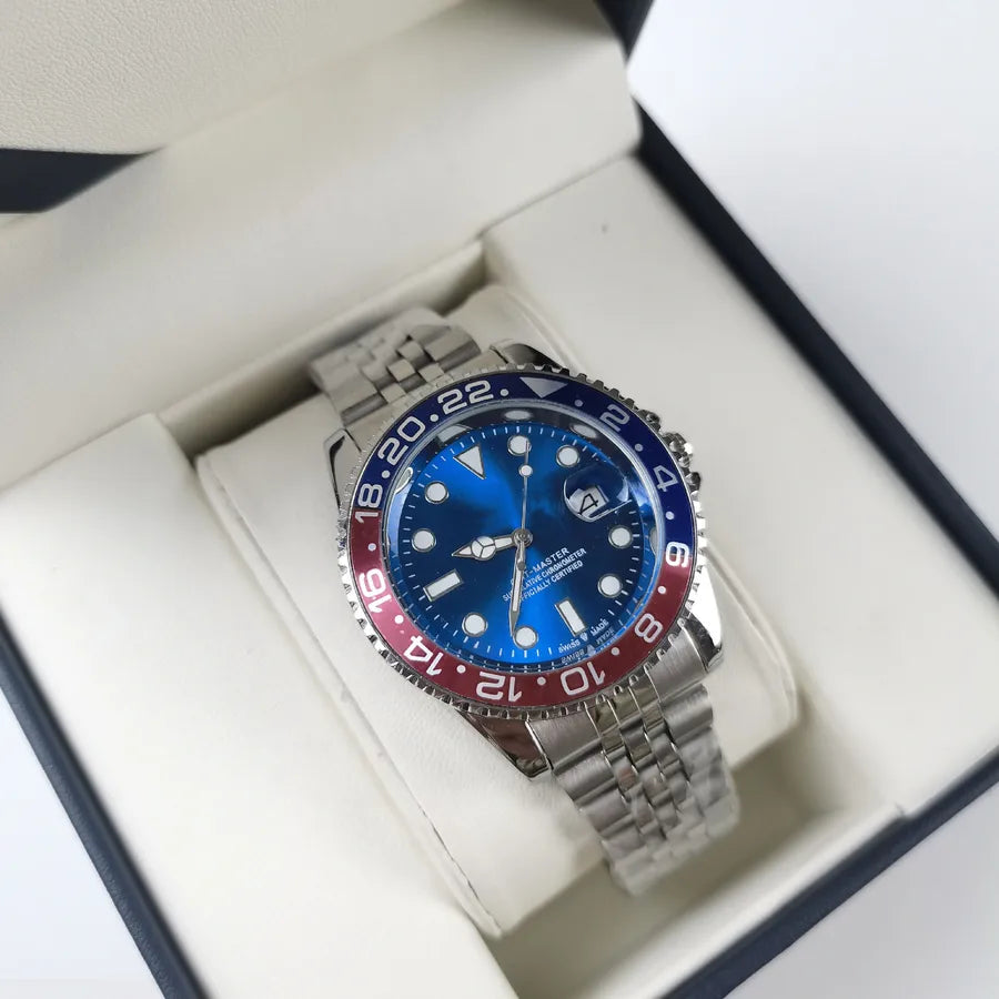 Simple Style Geometric Horseshoe Buckle Quartz Watch Men's Watches
