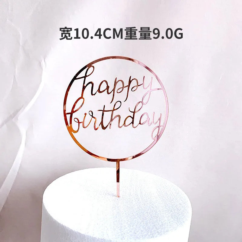 letter arylic party cake decorating supplies