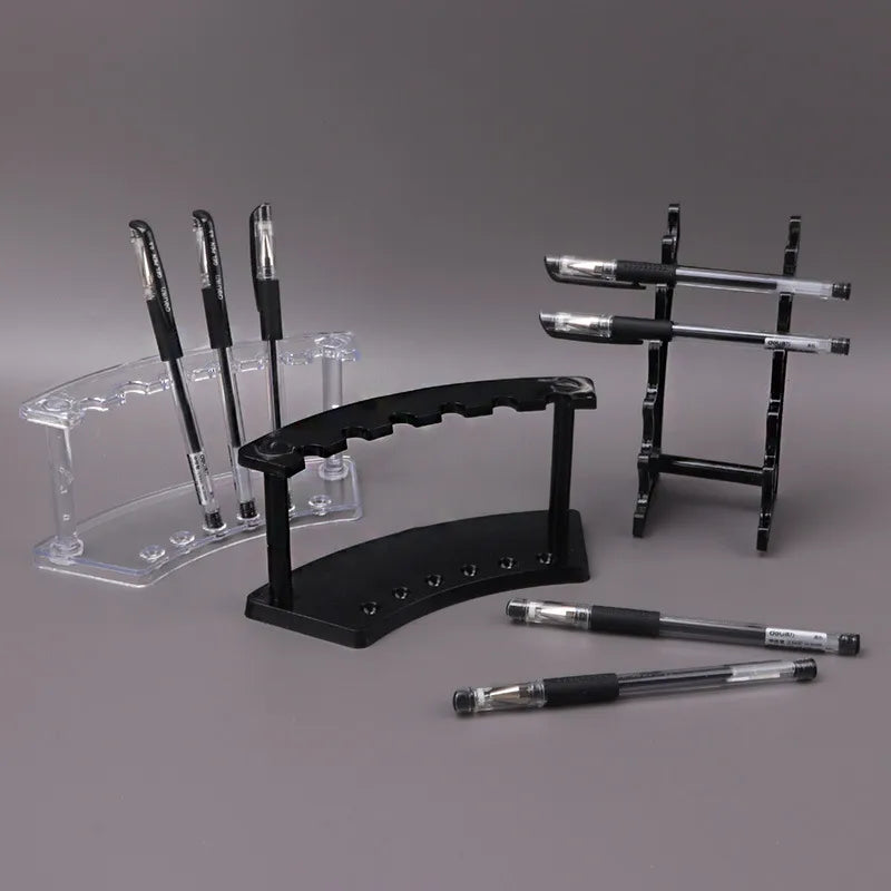simple style solid color plastic jewelry rack