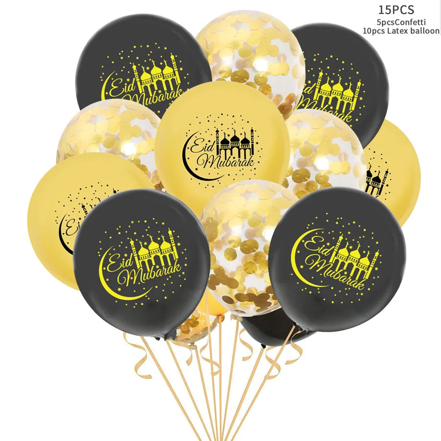 Eid letter aluminum party balloons