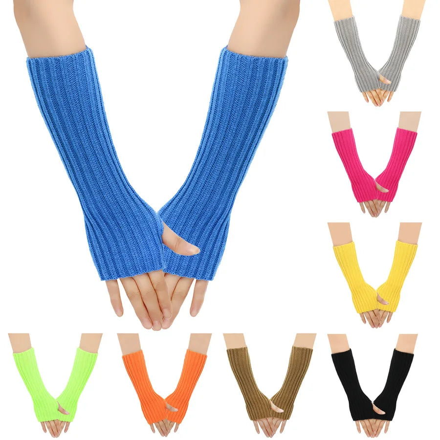 women's modern style solid color gloves 1 pair