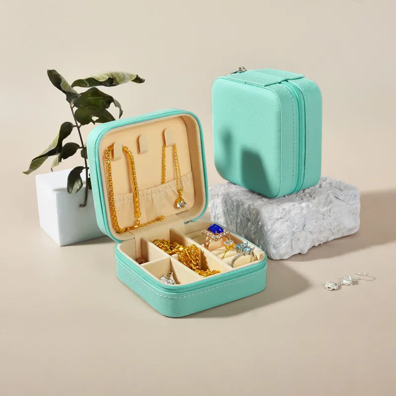 1 Piece Flannel Elegant Simple Style Home Daily Solid Color Jewelry Boxes