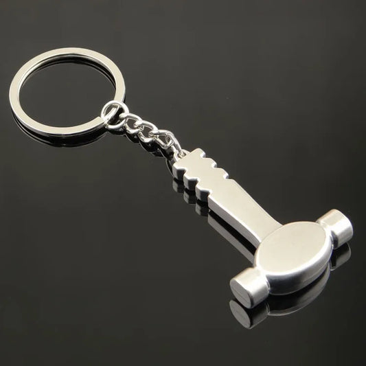 1 Piece Classic Style Axe Hammer Zinc alloy Unisex Bag Pendant Keychain