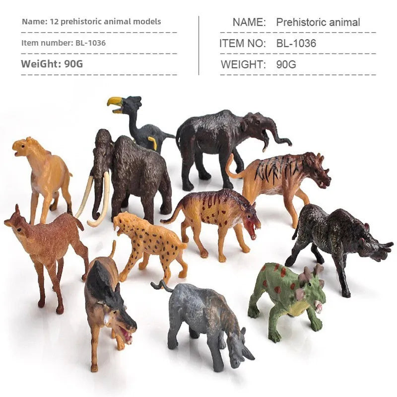 simulation mini farm poultry chicken duck goose cow gold small animal miniature model sand table ornaments wholesale