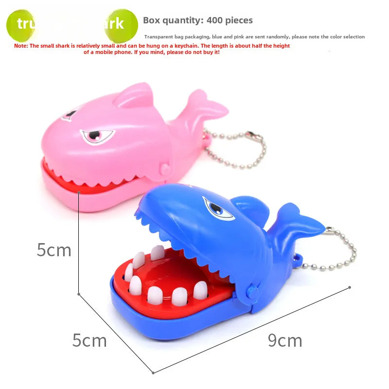 Crocodile toy finger biting mouth shark biting toy children's trick fun TikTok teeth biting hand crocodile