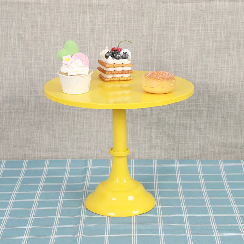Nordic Style Solid Color Iron Daily Party Cake stand