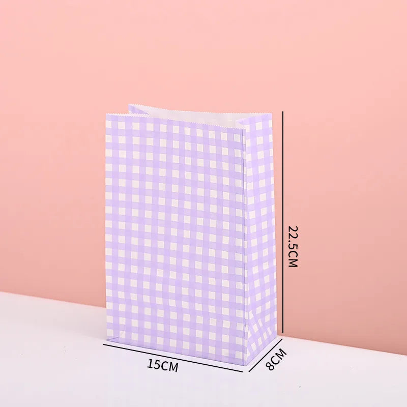 Thickened Food Kraft Paper Bag Customized Square Bottom Bag Baking Takeaway  and  Film Anti-oil Storage Packaging Bag