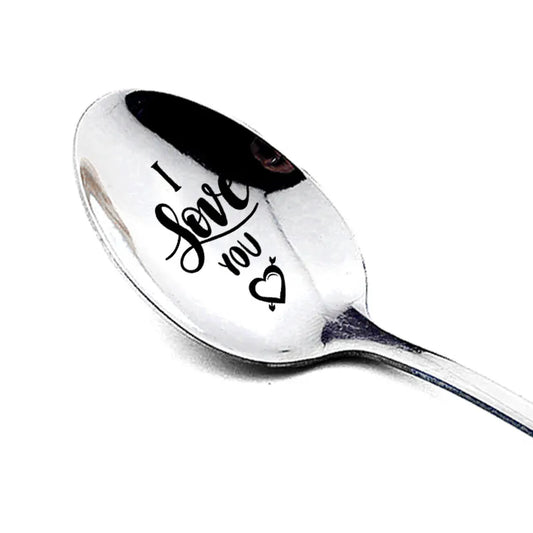 wedding valentine's day gifts stainless steel long handle spoon household wholesale