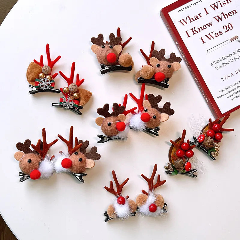 Christmas Fashion Women'S Antlers Hair Clip