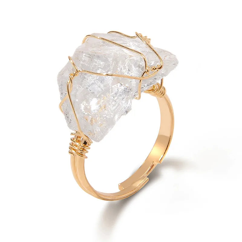 fashion irregular crystal rings 1 piece