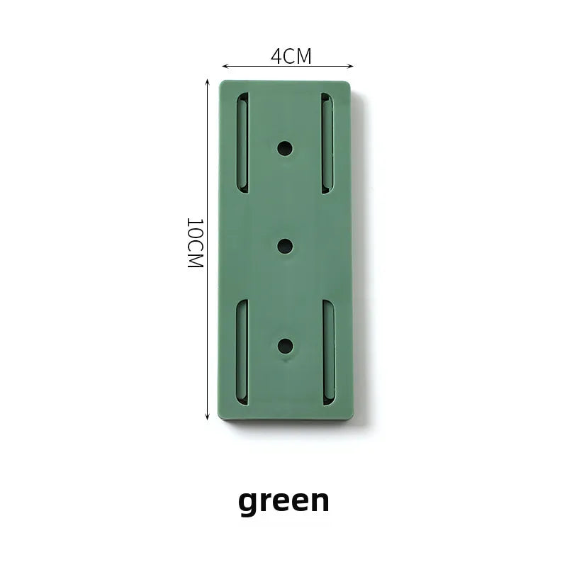 Punch-free Plug-in Holder Wall-mounted Socket Plug-in Storage Rack Patch Board Router Fixed Wall Sticker