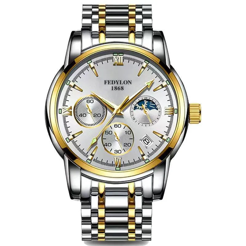 Vertiron Swiss Watch Men's Mechanical Watch Business Student Retro Genuine Top 10 Waterproof Quartz Men's Luminous