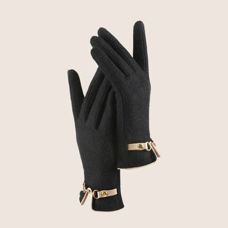 Women's Simple Style Solid Color Gloves