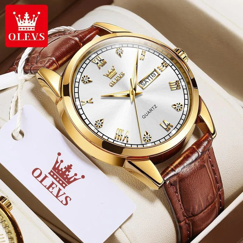 Business Solid Color Buckle Quartz Women's Watches