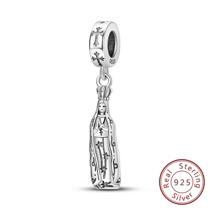 1 Piece 12*11.9mm 925 Sterling Silver Zircon Devil's Eye Bird Pendant Beads Jewelry Accessories