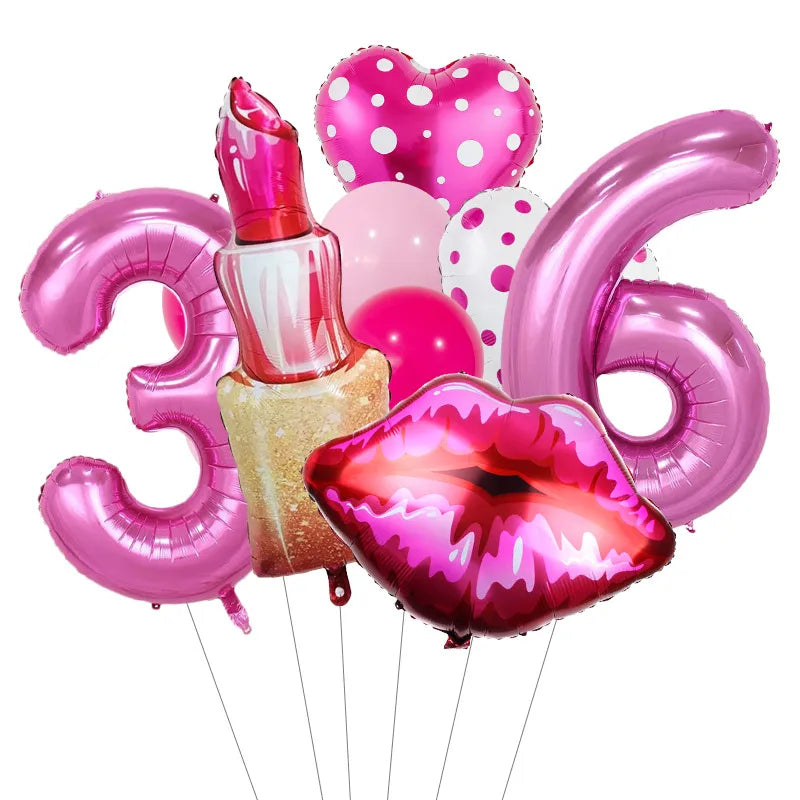 Birthday Simple Style Classic Style Color Block Aluminum Film Birthday Festival Balloons