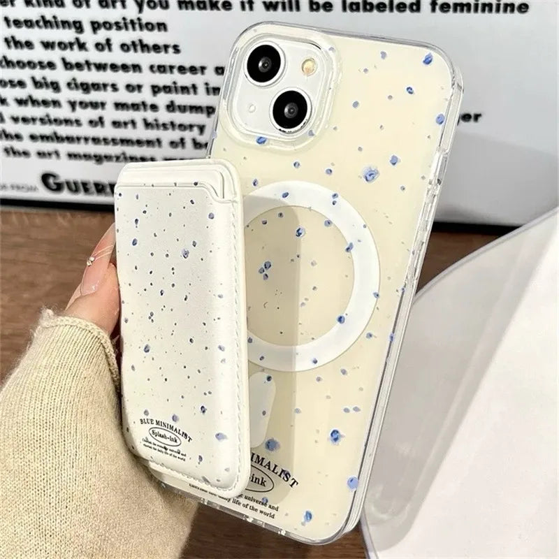 Acrylic Splash Ink Basic Simple Style Phone Cases Phone Accessories